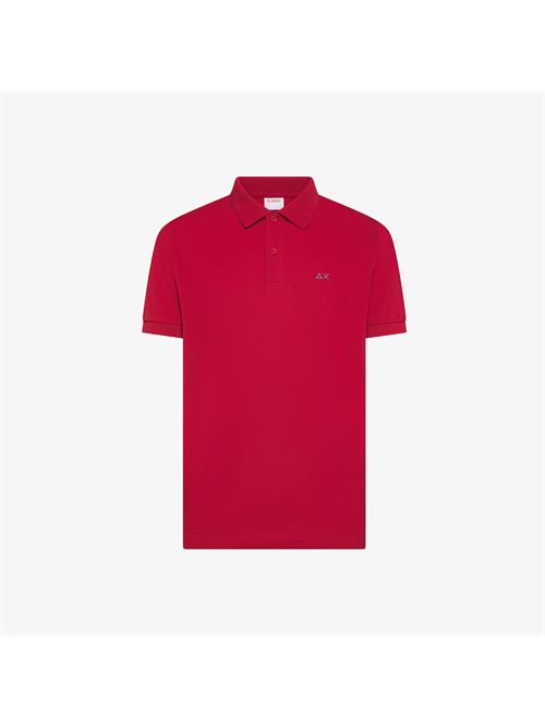 polo print undercollar s/s SUN 68 | A3611510